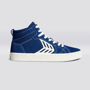 CATIBA PRO Cariuma High Top Tela Bleu Homme | FZQ-8165568